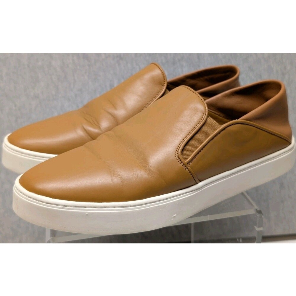 Vince 7 Shoes Brown leather Slip on Sneakers Women’s